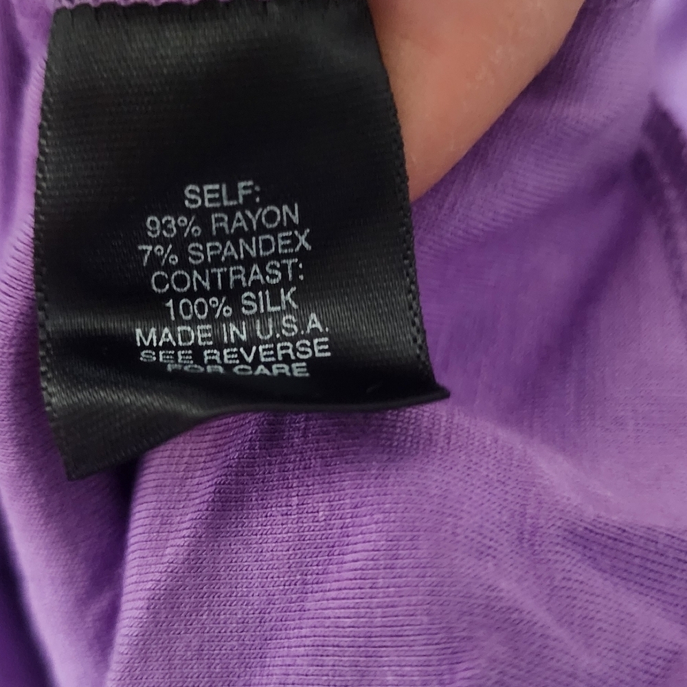 Arden B. Purple One-Shoulder Top - Picture 5 of 6